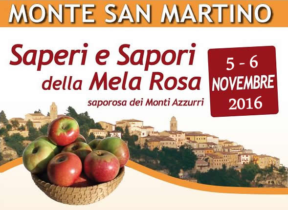 Monte San Martino Saperi E Sapori Della Mela Rosa 2016