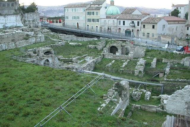 The Roman amphitheatre in Ancona